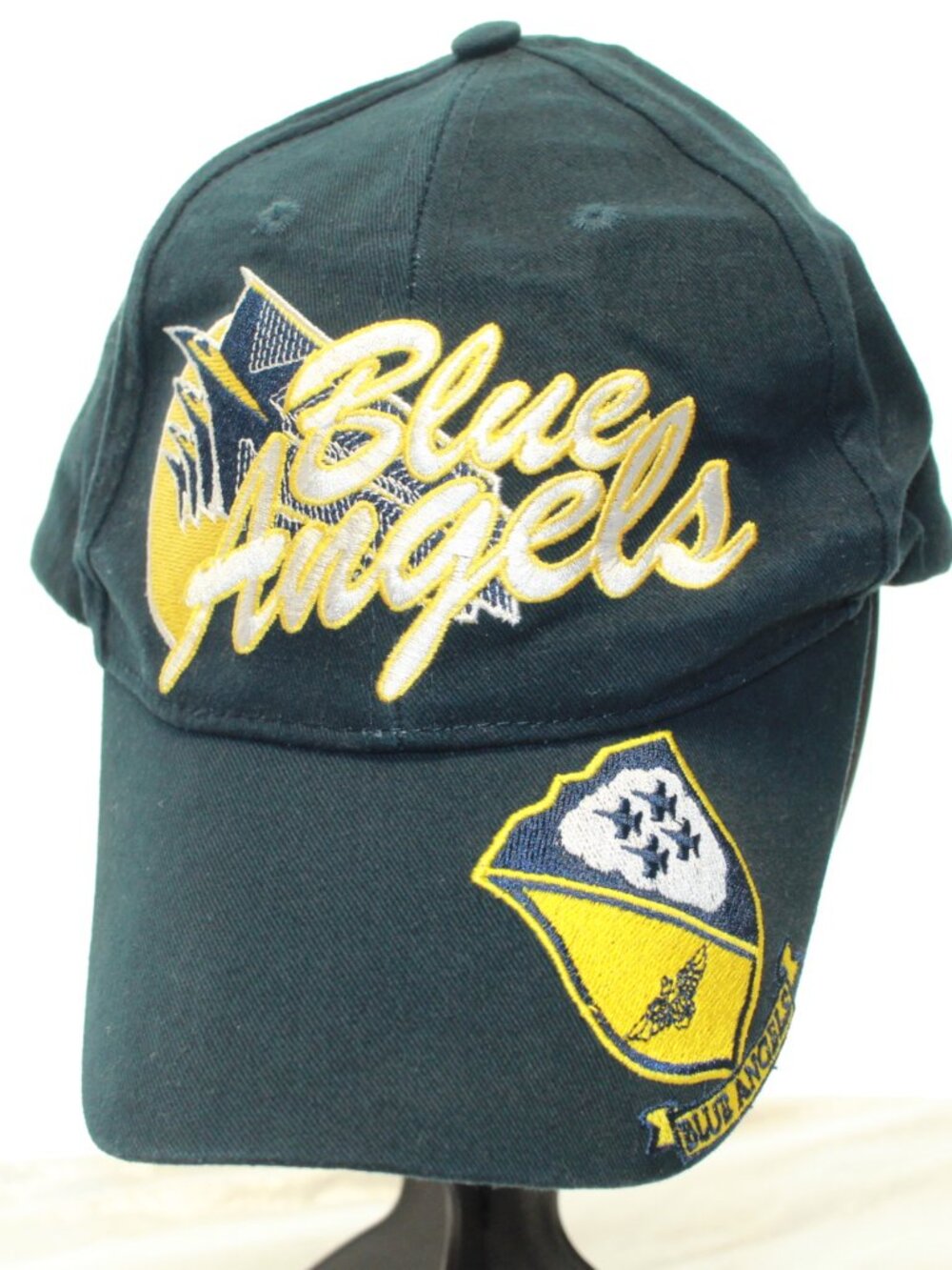 Eagle Crest 5893 Blue Angels Navy & Gold Embroidered Hook & Loop Adj Cotton Hat